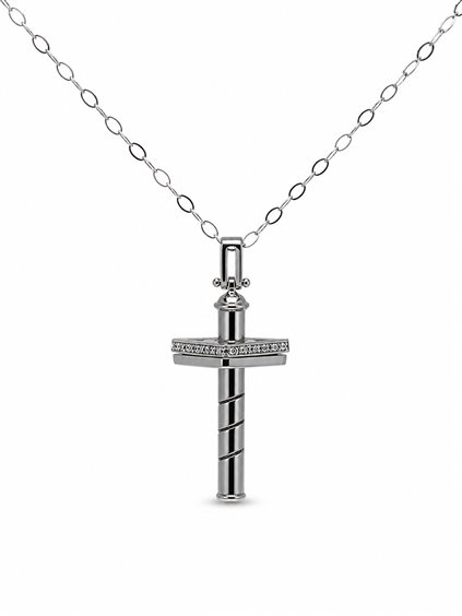 Pendente Cianfrone Gioielli Uomo in Oro Diamante 0.07 Ct PEOR-9-198 - PEOR-9-198